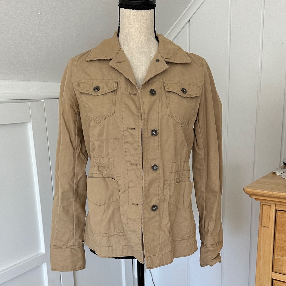 Banana Republic Tan Utility Field Jacket
